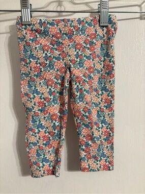 Girls Floral Print Leggings